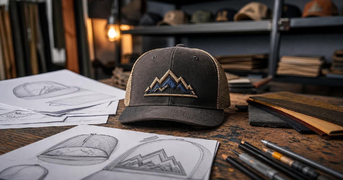 How Detour Shirts Builds Hat Designs That Fit the Cap, Not the Shirt